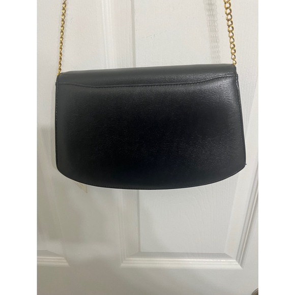 Vintage TAKEO de 365 Black Genuine Leather Handbag